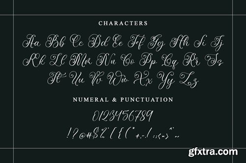 Nostalgica - A Modern Calligraphy Font 585GXTH