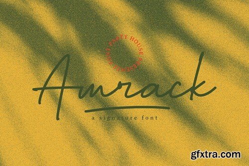 Amrack Signature Font NAMPA8S