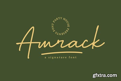 Amrack Signature Font NAMPA8S