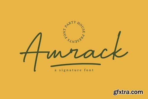 Amrack Signature Font NAMPA8S