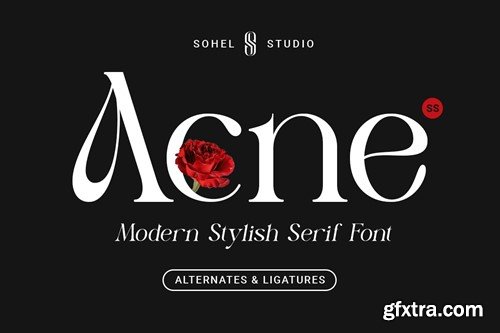 Acne - Modern Fancy Typeface S85XH4U