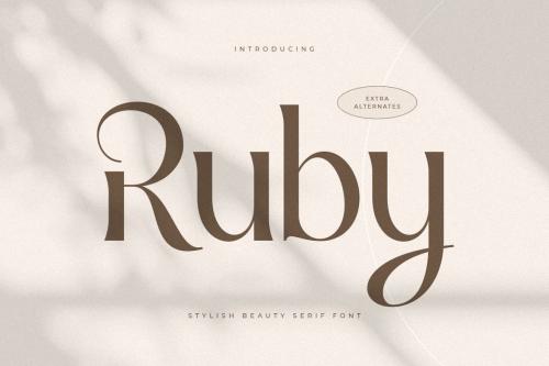 Ruby - Stylish Beauty Serif Font