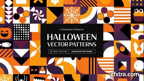 Videohive Halloween Animated Background Patterns 53431884