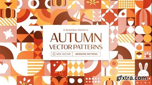 Videohive Autumn Fall Animated Background Patterns 53431778