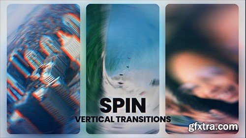 Videohive Vertical Spin Transitions 53419839