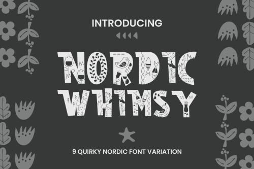 Nordic Whimsy &mdash; Th&egrave;me de police nordique original &agrave; 9 caract&egrave;res