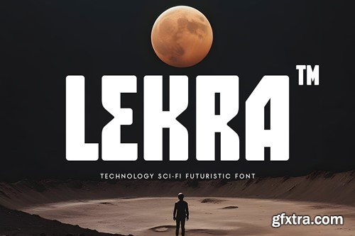 Lekra - Technology Sci-fi Futuristic Font LZL33UM