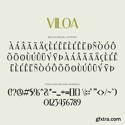 Viloa - A Modern Sans Serif Typeface PW9HR59