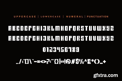 Block Qlock - Thick & Condensed Font 63FU7YR