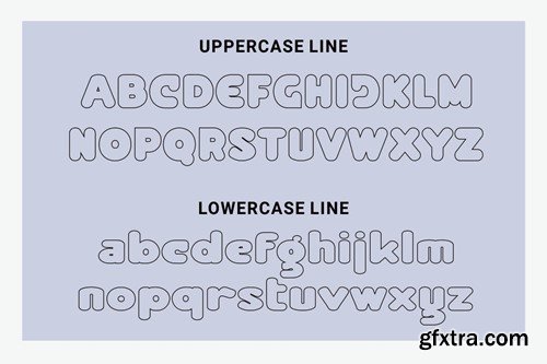 BoldPolan-Line - Bold Rounded Condensed Font 7AEJH8E