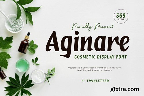 Aginare - Cosmetic Display Font AQ8YTB2