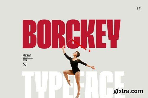 Borckey Display Typeface FW5ULRQ