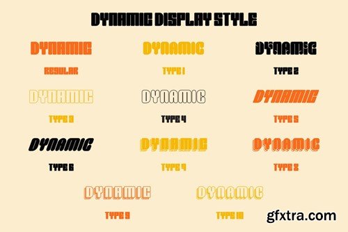 Dynamic Display - Logo Font HHWD3ML