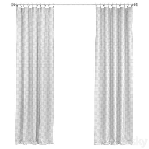 Crate and Barrel / Silvana Blackout Curtain