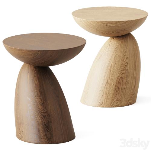 Wooden Parabel table by Eero Aarnio Originals