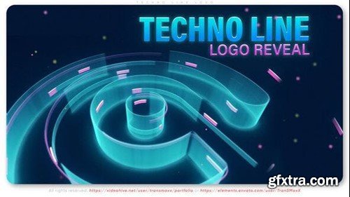 Videohive Techno Line Logo 53439119