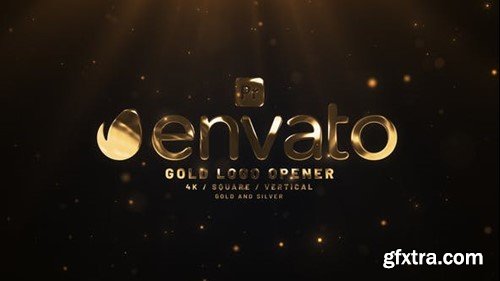 Videohive Gold Logo Opener 53436878