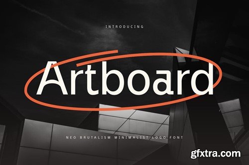 Artboard - Neo Brutalism Minimalist Logo Font NBZ5HMM