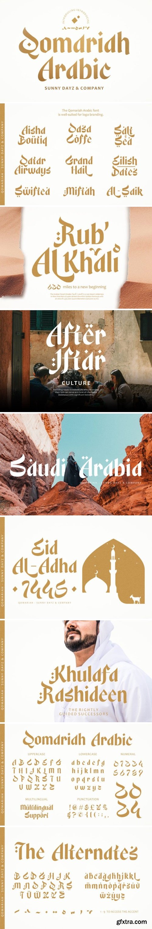 Qomariah Arabic Font