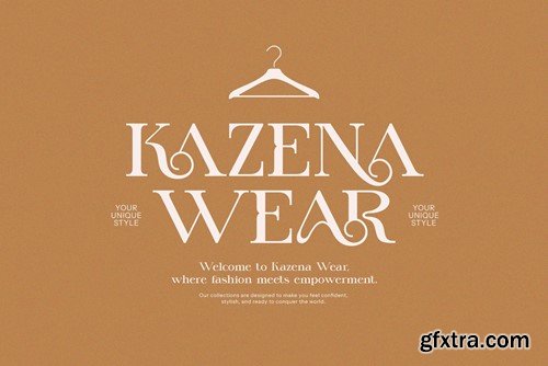 Kemri Elegant Ligature Serif Typeface FU5JUSB