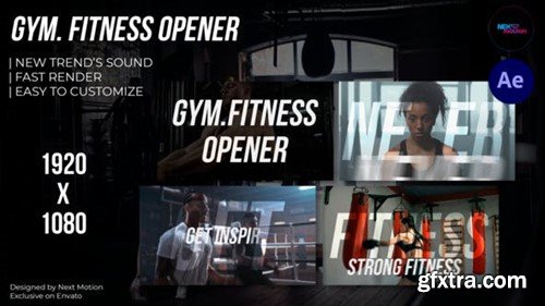Videohive Gym Fitness Opener 53448040