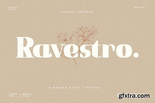 Ravestro - A Modern Serif Typeface RAE5FB6