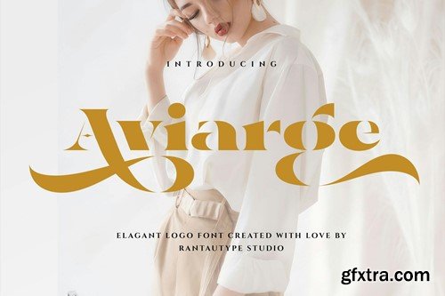 Aviarge Elegant Logo Font NLSLA8R