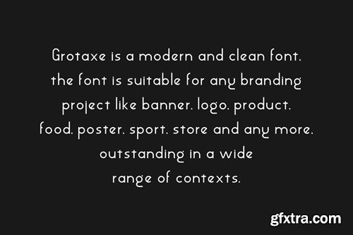 Grotaxe - Minimal & Grotesk Font V8LZYYZ