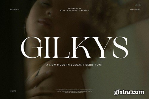 Gilkys Elegant Serif Font Typeface WZB9B7C