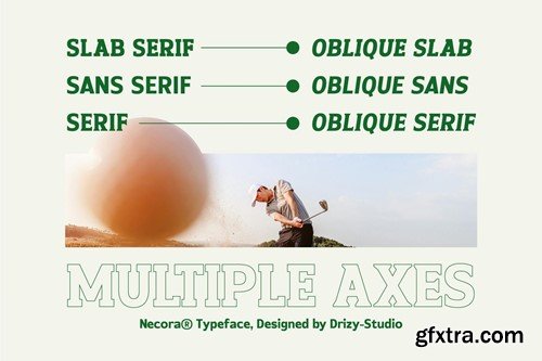 Necora – Multiple Axes Classic Font JPX3BC5