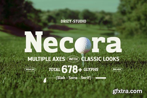 Necora – Multiple Axes Classic Font JPX3BC5