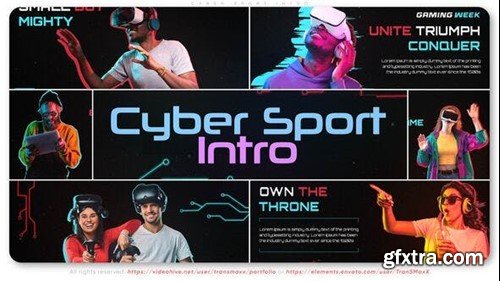 Videohive Cyber Sport 4K Intro 53492877