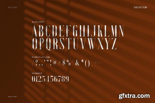 Risters Elegant Vintage Serif Font Typeface G5X3VAV