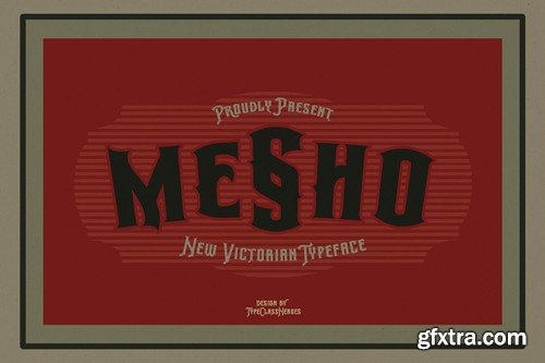 Mesho Victorian Typeface TFBCVNV