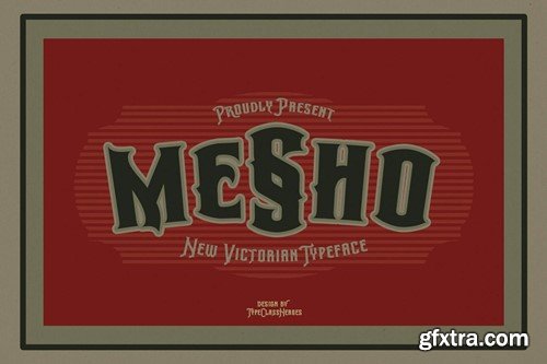 Mesho Victorian Typeface TFBCVNV