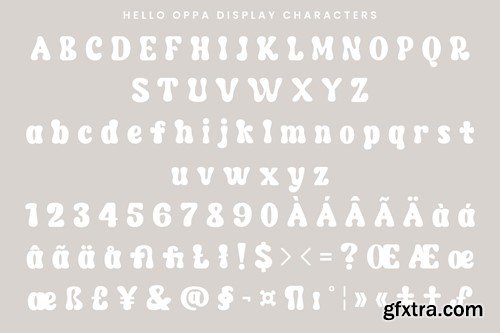 Hello Oppa - Groovy Vintage Font KYNZYAS