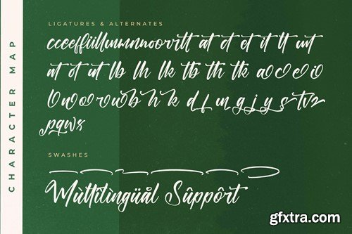 Ranterlone Nightfall Modern Calligraphy Font EQFL54D