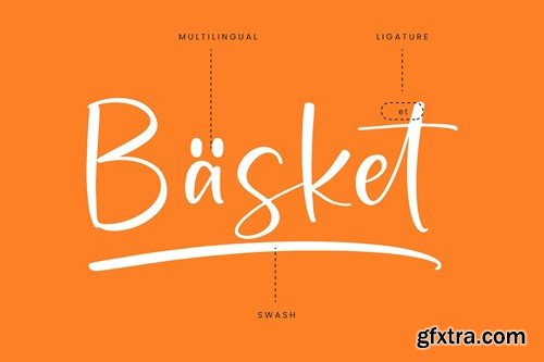 Basket Sixfruits Quirky Handwritten Font DQTT7BN