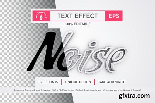 Scrub Editable Text Effect, Graphic Style PZ9TVAV