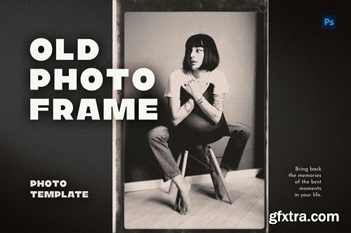 Old Photo Frame Template G9MEK8J