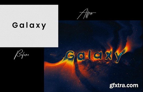 Galaxy Photoshop Text Effect YG8VX4Z