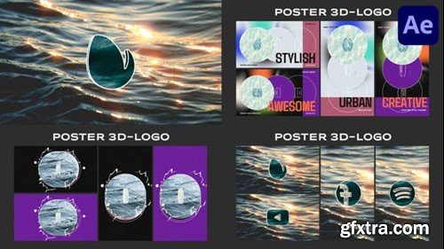 Videohive Poster 3D Logo for After Effects 53465127
