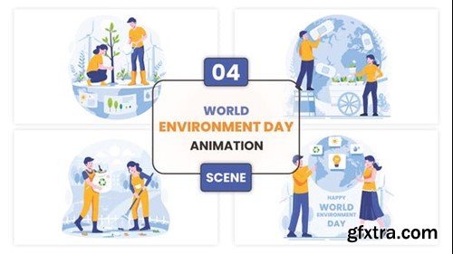 Videohive World Environment Day Animation Scene 53514894