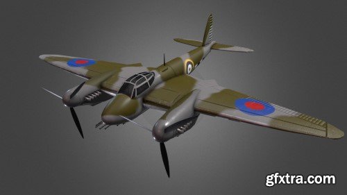 De Havilland mosquito 3d model