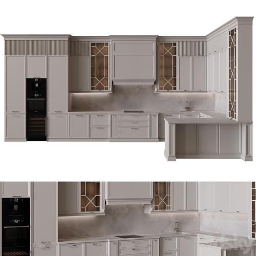 Neoclassical kitchen 32