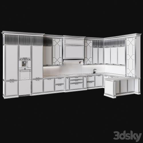 Neoclassical kitchen 32