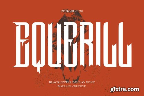 Equerill Blackletter Font C5Q848B