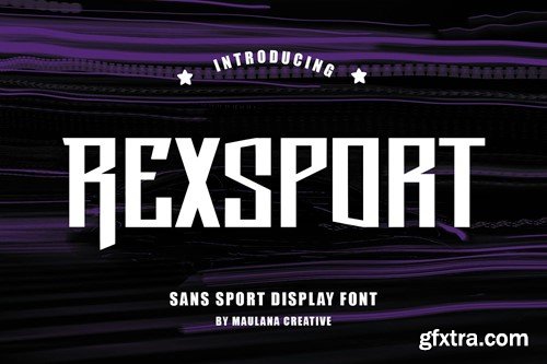 Rexsport Sport Display Font 54R7BMR