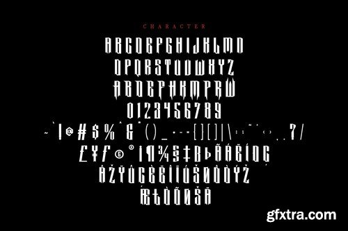 Strarrock Blackletter Display Font LC7W3UN