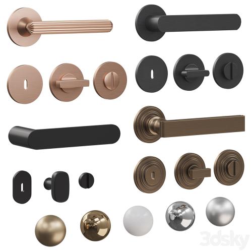 Door handles DND /Zeppelin, Luce, Pure, Lucrezia/